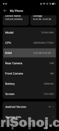 Tecno Spark KM4